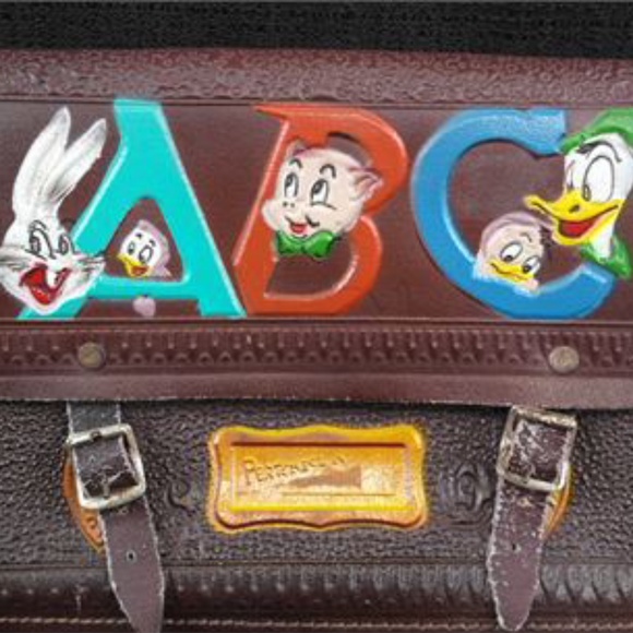 Rare Looney Tunes Shoulder Bag Brown / Multicolor - Picture 3 of 11